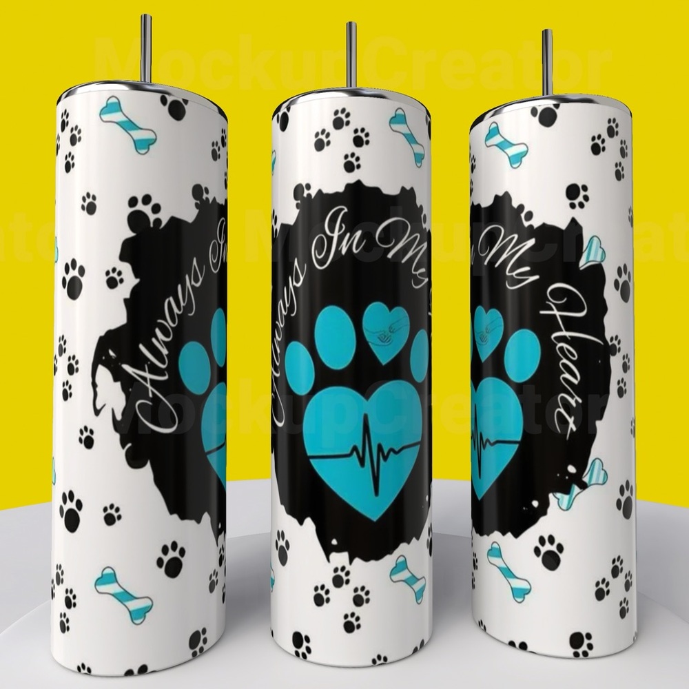 20oz OLD IN OUR HEARTS STAINLESS STEEL SUBLIMATED TUMBLER